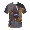 2023 New Fashion Digimon Adventure 3D Print T shirt Anime Digital Monsters Men Women Casual Harajuku 14 - Digimon Merch