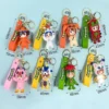 6 7CM Cartoon Anime Digimon Adventure PVC Car Bag Keychain Kids Toys Keyring Pendant Collectible Ornament - Digimon Merch