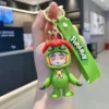 6 7CM Cartoon Anime Digimon Adventure PVC Car Bag Keychain Kids Toys Keyring Pendant Collectible Ornament 4 - Digimon Merch