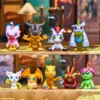 9pcs Set Digimon Adventure Tailmon Gomamon Patamon Gabumon Tentomon Palmon Piyomon Agumon Anime Model Toy Doll - Digimon Merch