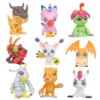 9pcs set Anime Digital Monster Digimon Cute Action Figure Model Toys - Digimon Merch