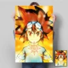 Anime Digimon Poster Wall Art Canvas Painting Taichi Yagami Yamato Ishida Agumon Tyrannosaurus Battle Tyrannosauru Decorate 15 - Digimon Merch