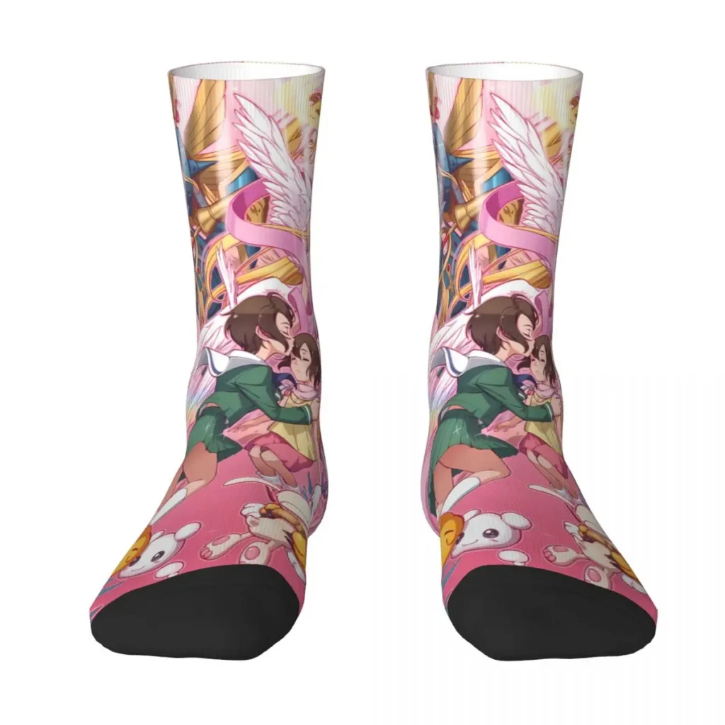 Cool Digimon Adventure Yagami Taichi Anime Sock Socks Men Women Polyester Stockings Customizable Design 8 - Digimon Merch