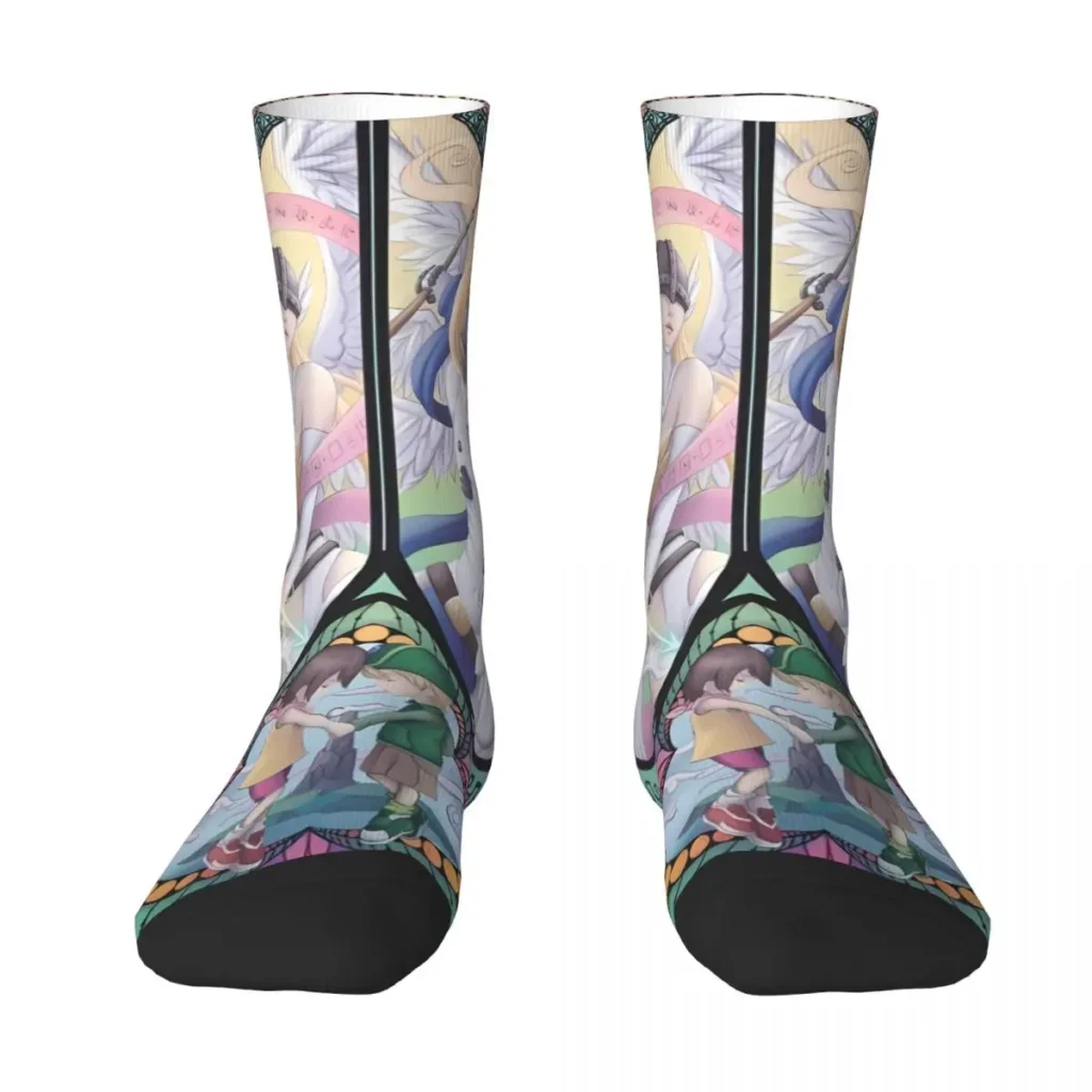 Cool Digimon Adventure Yagami Taichi Anime Sock Socks Men Women Polyester Stockings Customizable Design 9 - Digimon Merch