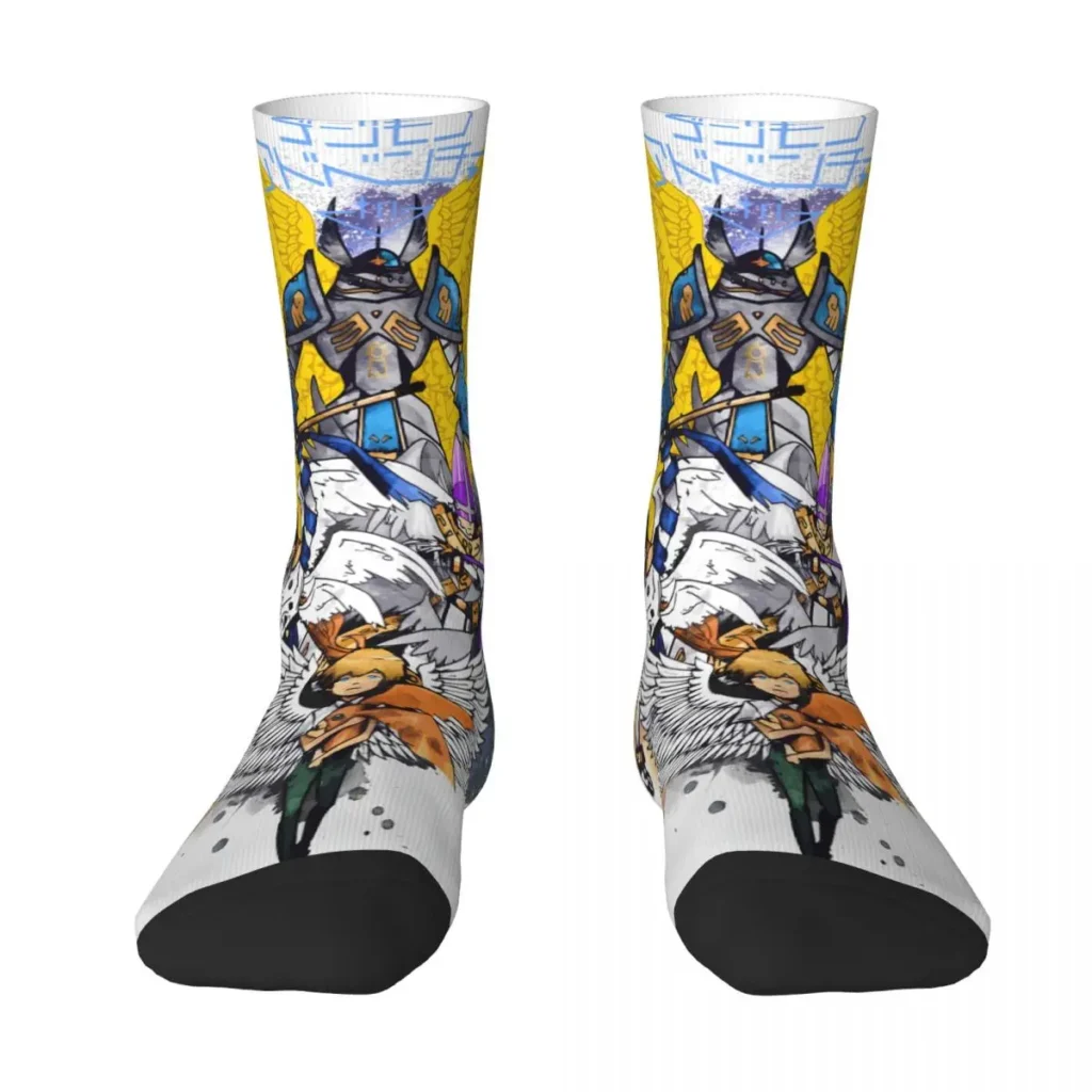 Cool Digimon Adventure Yagami Taichi Anime Sock Socks Men Women Polyester Stockings Customizable Funny 20 - Digimon Merch