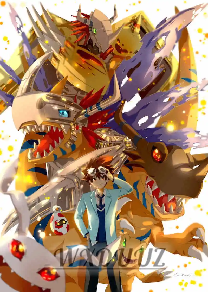 Digimon Adventure Wall Decor Poster