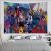 Digimon Anime Tapestry Cartoon Tapestry Art Science Fiction Room Home Decor Wall Hanging Sheets 1 - Digimon Merch