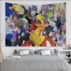 Digimon Anime Tapestry Cartoon Tapestry Art Science Fiction Room Home Decor Wall Hanging Sheets 2 - Digimon Merch