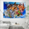 Digimon Anime Tapestry Tapestry Art Printing Indian Buddha Wall Decoration Witchcraft Bohemian Hippie INS Home Decor 6 - Digimon Merch