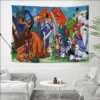 Digimon Anime Tapestry Tapestry Art Printing Indian Buddha Wall Decoration Witchcraft Bohemian Hippie INS Home Decor 9 - Digimon Merch