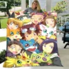 Digimon cartoon Printing blanket Children s Warm blanket Framine Soft and Comfortable Home Travel blanket Birthday 10 - Digimon Merch