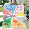 Digimon cartoon Printing blanket Children s Warm blanket Framine Soft and Comfortable Home Travel blanket Birthday 14 - Digimon Merch