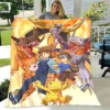 Digimon cartoon Printing blanket Children s Warm blanket Framine Soft and Comfortable Home Travel blanket Birthday 15 - Digimon Merch