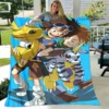 Digimon cartoon Printing blanket Children s Warm blanket Framine Soft and Comfortable Home Travel blanket Birthday 16 - Digimon Merch