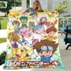 Digimon cartoon Printing blanket Children s Warm blanket Framine Soft and Comfortable Home Travel blanket Birthday 18 - Digimon Merch