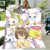 Digimon cartoon Printing blanket Children s Warm blanket Framine Soft and Comfortable Home Travel blanket Birthday 21 - Digimon Merch