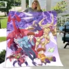 Digimon cartoon Printing blanket Children s Warm blanket Framine Soft and Comfortable Home Travel blanket Birthday 28 - Digimon Merch