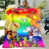 Digimon cartoon Printing blanket Children s Warm blanket Framine Soft and Comfortable Home Travel blanket Birthday 7 - Digimon Merch