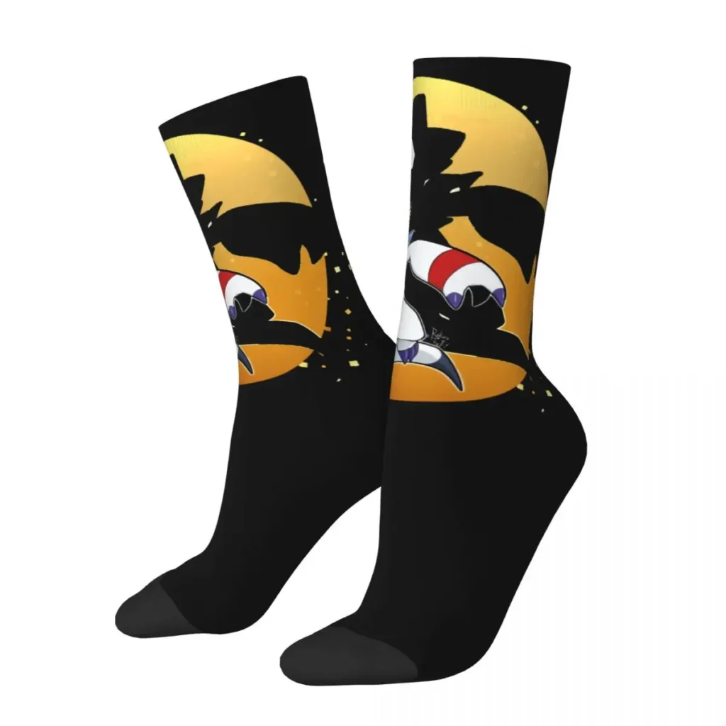 Funny Happy Men s Socks Gammamon Retro Harajuku Digital Monster Digimon Anime Hip Hop Pattern Crew - Digimon Merch