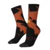 Happy Funny Men s Socks Agumon Siluet Mega Evolution Retro Harajuku Digital Monster Digimon Anime Pattern - Digimon Merch