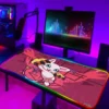 Laptop Gamer Digimon Rgb Mouse Pad Gaming Luminous Backlight With Wire Mousepad Anime Desk Protector Computer - Digimon Merch