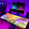 Laptop Gamer Digimon Rgb Mouse Pad Gaming Luminous Backlight With Wire Mousepad Anime Desk Protector Computer 13 - Digimon Merch