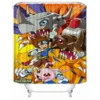 Musife Custom DIGIMON Shower Curtain Waterproof Polyester Fabric Bathroom With Hooks DIY Home Decor 10 - Digimon Merch