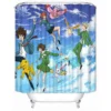 Musife Custom DIGIMON Shower Curtain Waterproof Polyester Fabric Bathroom With Hooks DIY Home Decor 2 - Digimon Merch