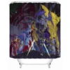 Musife Custom DIGIMON Shower Curtain Waterproof Polyester Fabric Bathroom With Hooks DIY Home Decor 4 - Digimon Merch