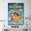 Posters for Wall Decoration for Home Anime Digimon Adventure Poster Decorative Prints Wall Painting Cute Room 1 - Digimon Merch