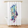 urshower curtain closedsquare1000x1000.1 12 - Digimon Merch