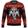 The Strongest Dragon Wargreymon Digimon Ugly Christmas Sweater FRONT mockup - Digimon Merch