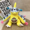 kf S6d39fc1b83b54edbaf2b56fd7193ce26M Digimon Adventure Tailmon Agumon Piyomon Plush Stuffed Doll Bed Decoration Pillow Children s Companion Toy Boy - Digimon Merch