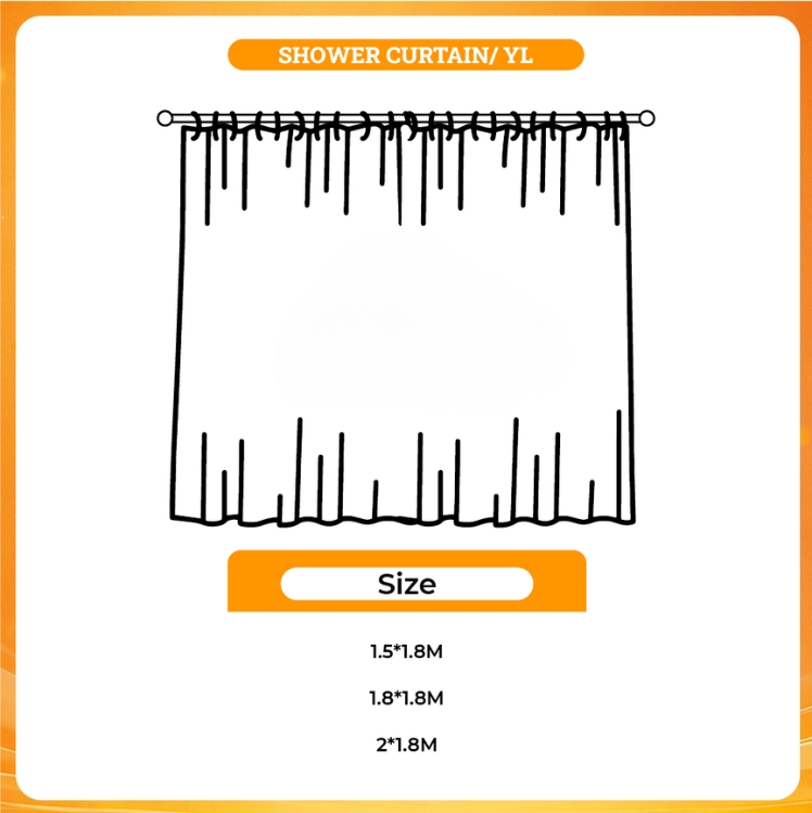 3D shower curtain - Digimon Merch