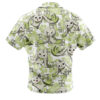 Terriermon Digimon Button Up Hawaiian Shirt BACK Mockup - Digimon Merch
