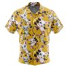 gatomon Button Up Hawaiian Shirt front new - Digimon Merch